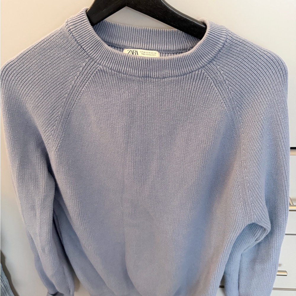 Zara Men Light Blue Sweater
